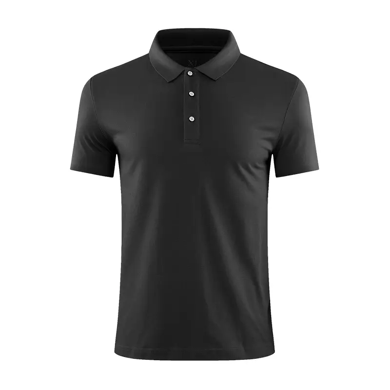 Men White Short Sleeve Polo T-Shirt - Image 4