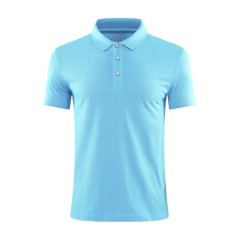 Men White Short Sleeve Polo T-Shirt - Image 5