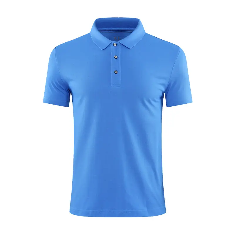 Men White Short Sleeve Polo T-Shirt - Image 9