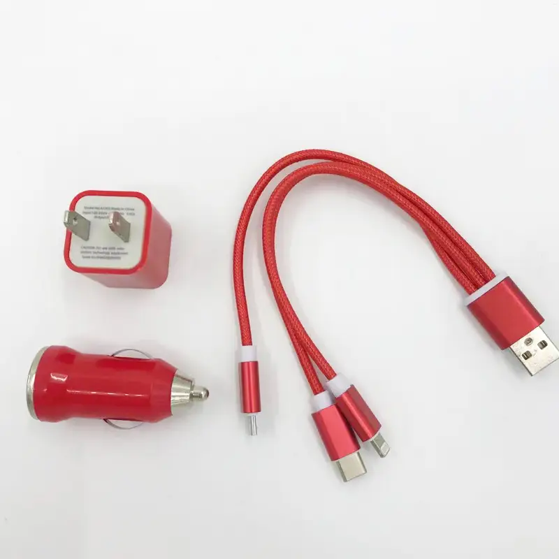 Eva Mini Portable Charger Set with USB C & Type-C Cables - Image 2
