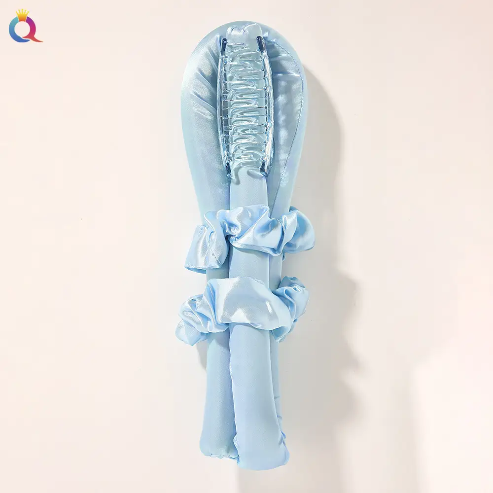 New rubber rod-blue (hair curler +2 hair bands +1 hairpin)