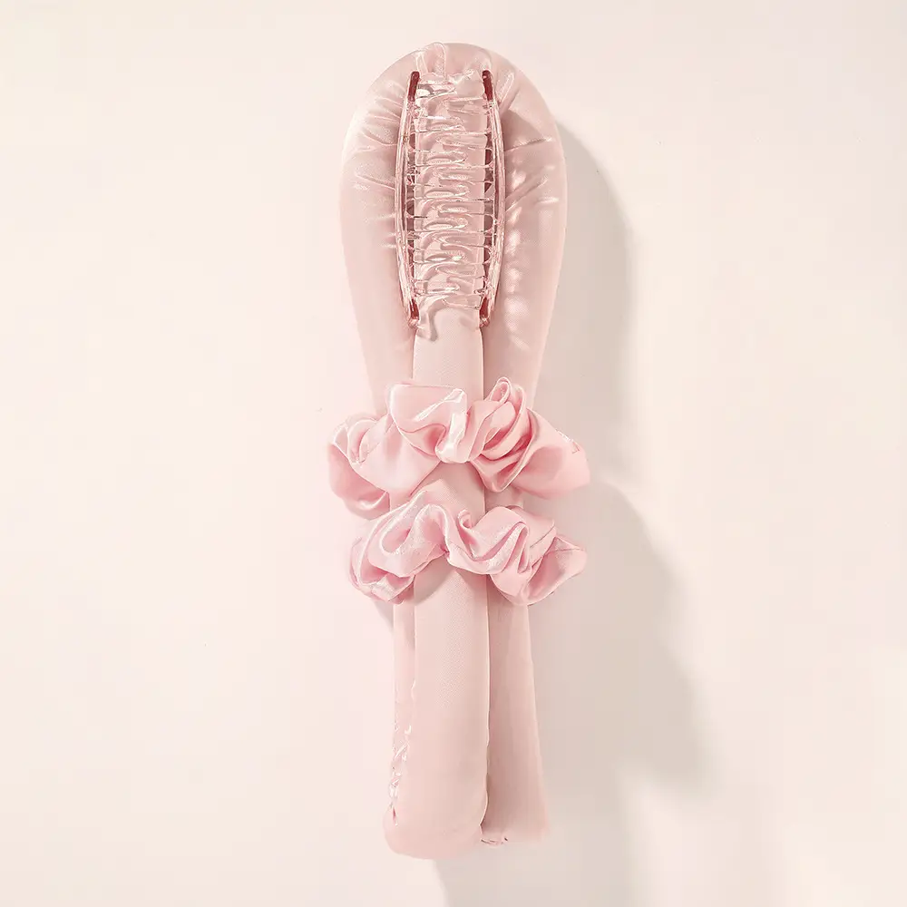 Pink Bow Heatless Curls for Women Hair - Image 15