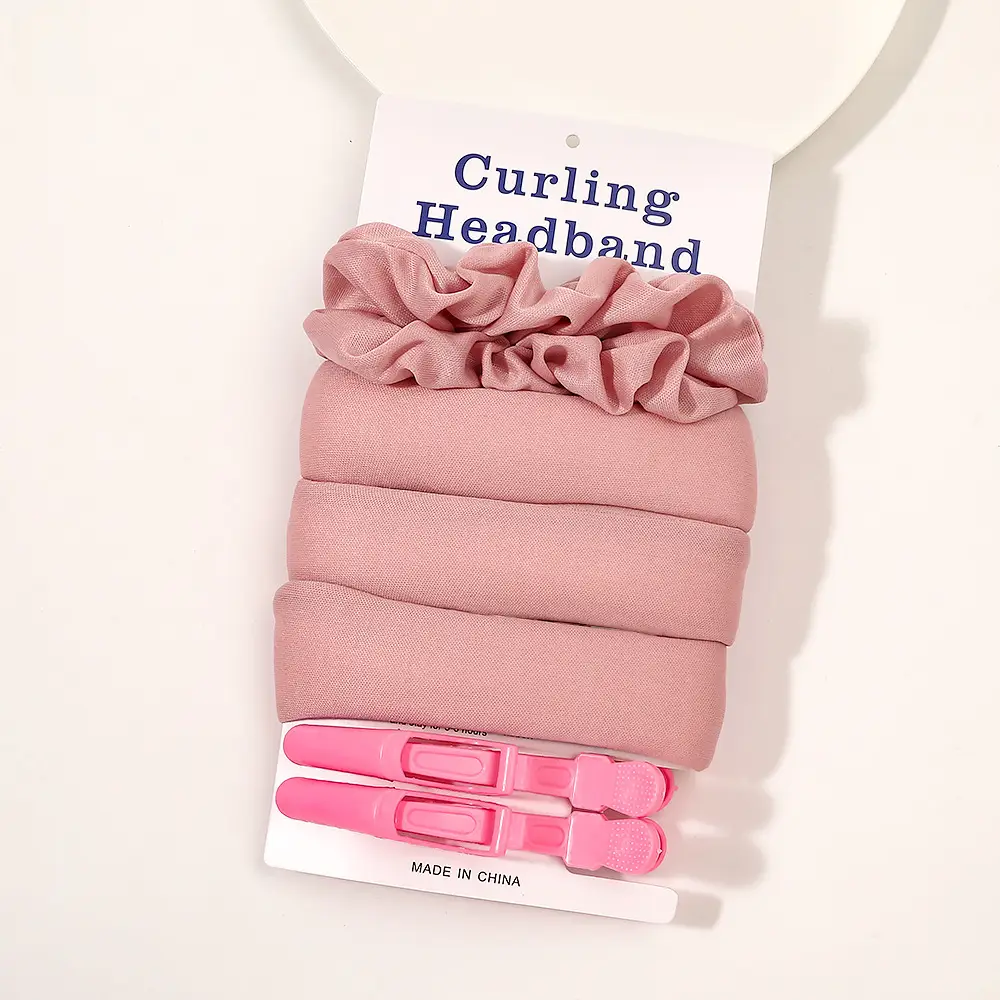 Pink Bow Heatless Curls for Women Hair - Image 28