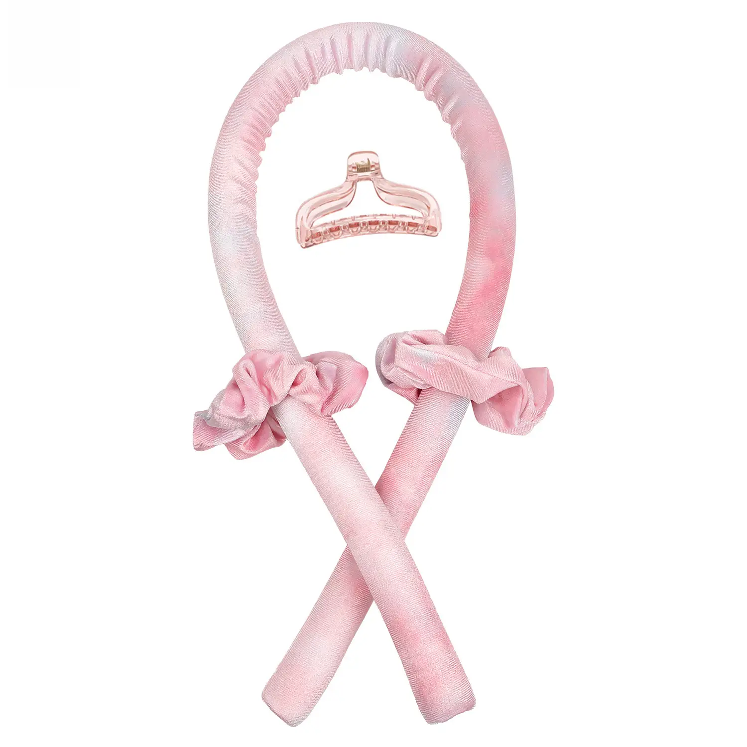 Pink Bow Heatless Curls for Women Hair - Image 6