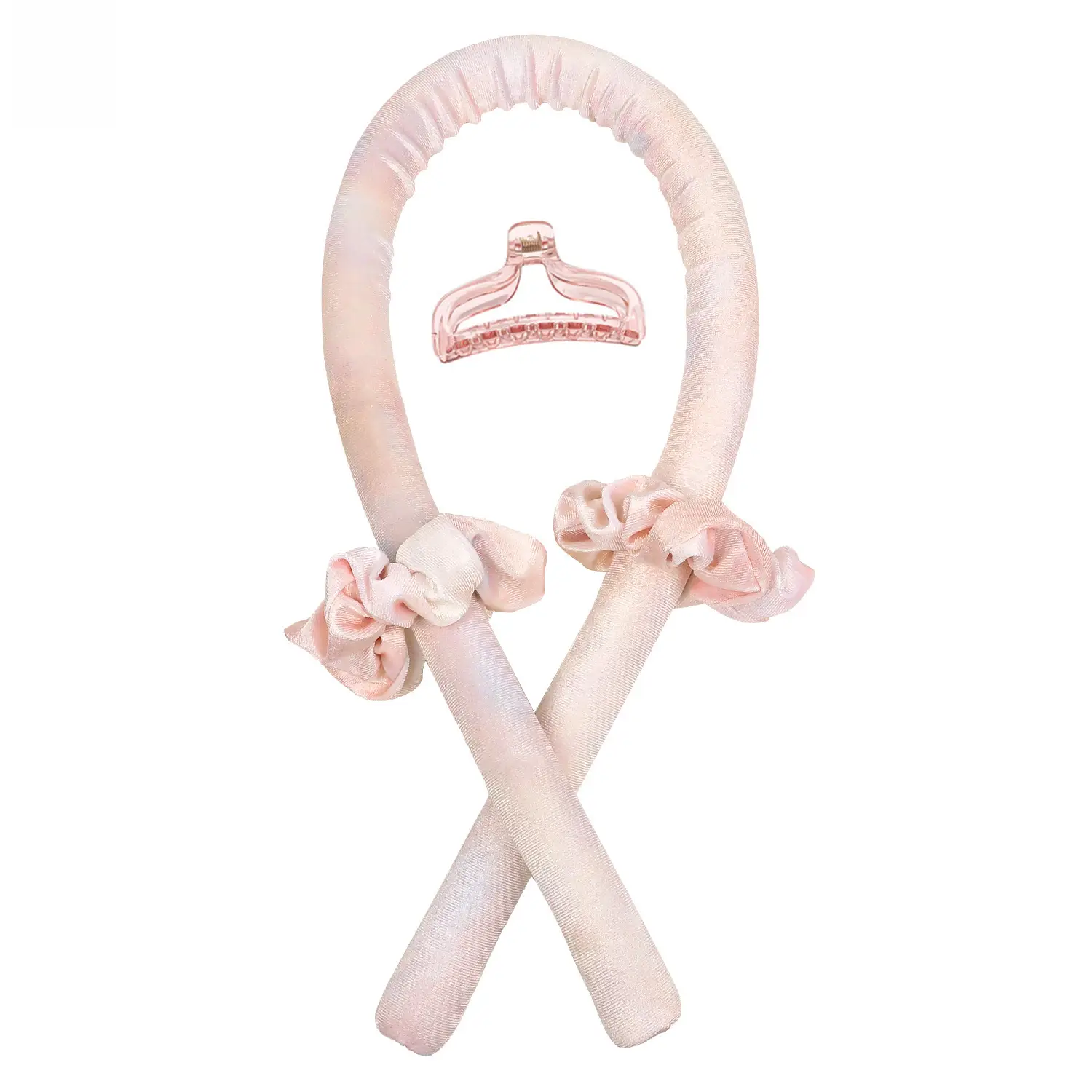 Pink Bow Heatless Curls for Women Hair - Image 7