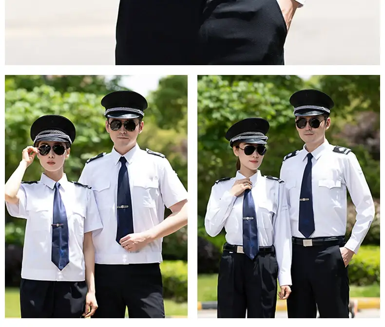 Men Blue Short Sleeve Security Uniform Shirt 2011 — feature 22