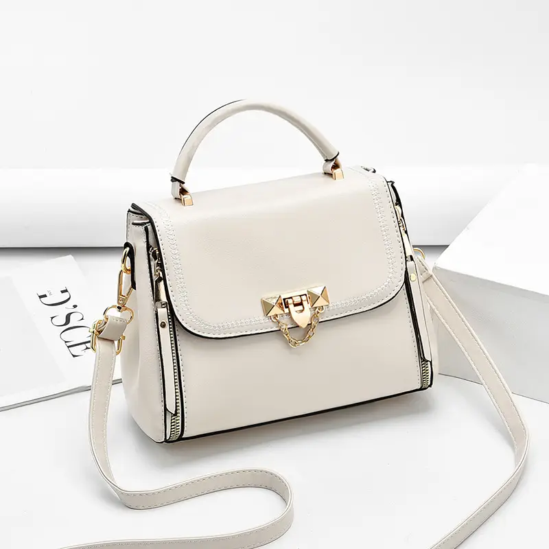 Pink Leather Shoulder Bag for Women 2021