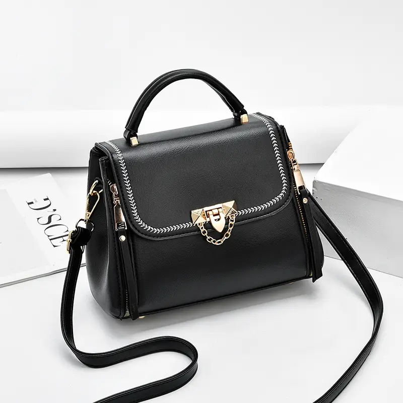 Pink Leather Shoulder Bag for Women 2021 - Image 8