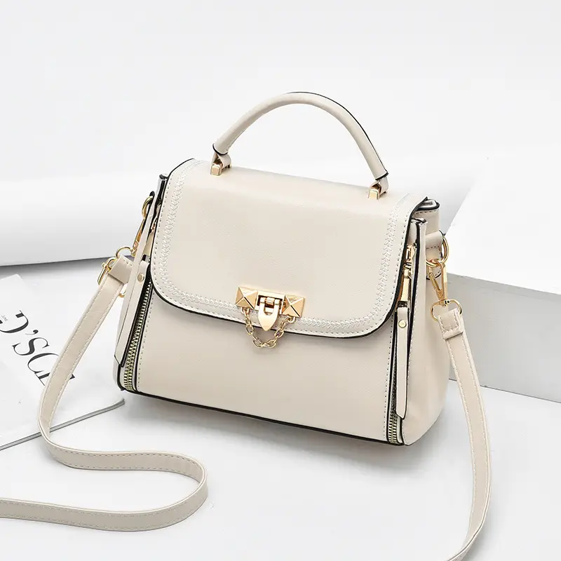 Pink Leather Shoulder Bag for Women 2021 - Image 3
