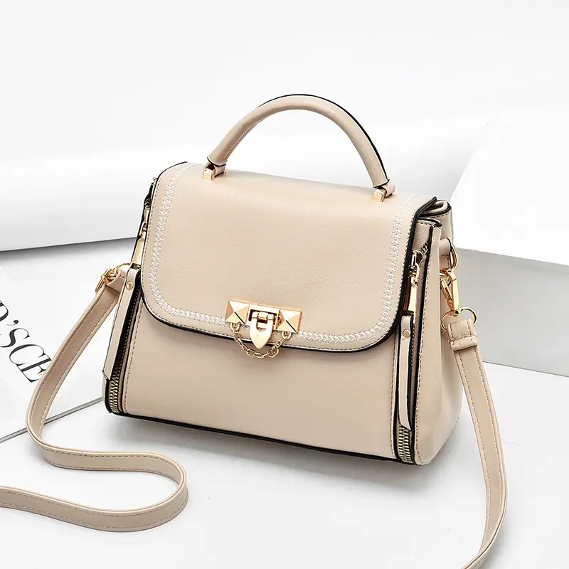 Pink Leather Shoulder Bag for Women 2021 - Image 5