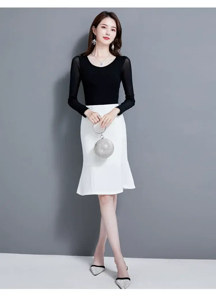 Black Korean Style Women's Top Sleeve T-Shirt 2021 — feature 14
