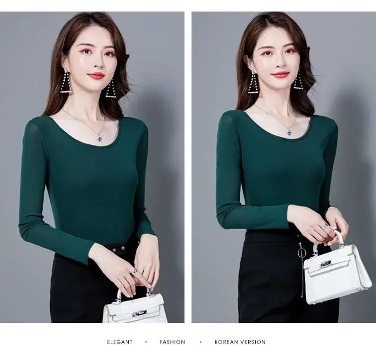 Black Korean Style Women's Top Sleeve T-Shirt 2021 — feature 20