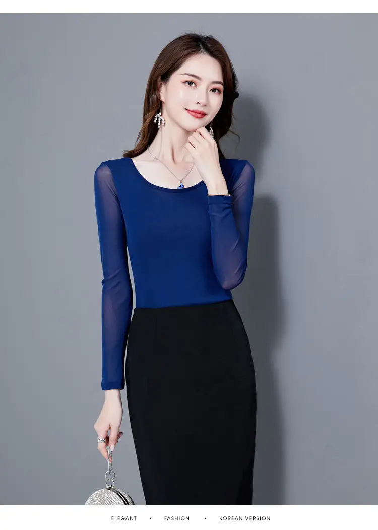 1265 long sleeve navy blue