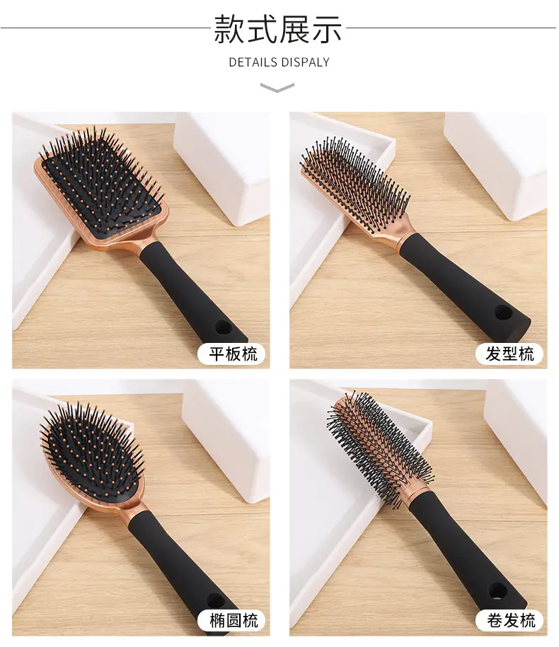 Gold Painted Hair Comb for Body Massage — feature 11