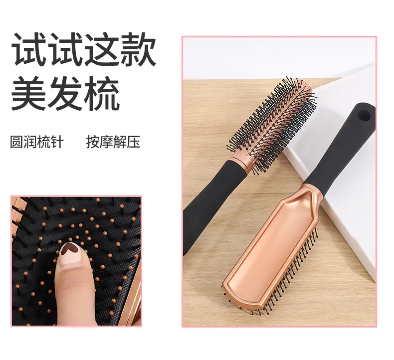 Gold Painted Hair Comb for Body Massage — feature 4