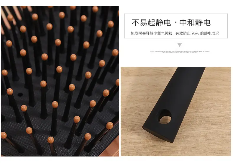 Gold Painted Hair Comb for Body Massage — feature 6