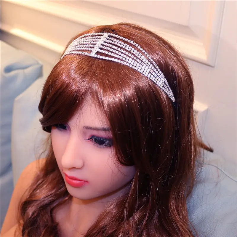 Princess Rhinestone Multi Layer Hair Band for Women