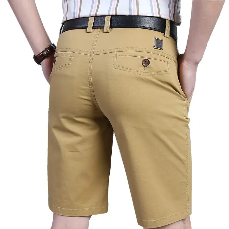 Men's Cotton Crossbody Shorts Middle-aged Style Large