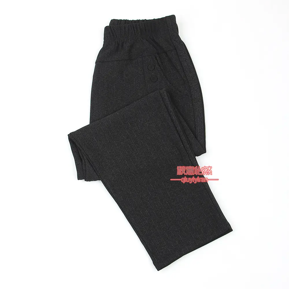 Black Straight Leg Pants for Women 2025 - Image 4