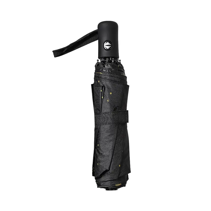 Purple Full-Automatic Folding Umbrella for Women
