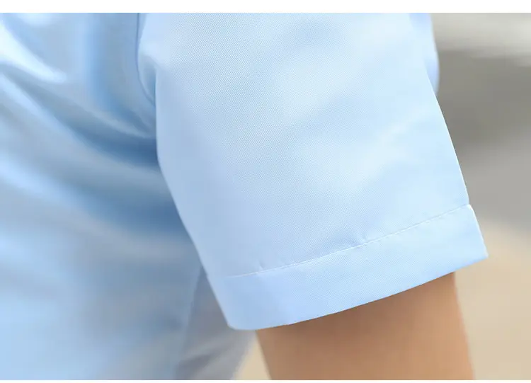 Men's White Slim Fit Short Sleeve Shirt — feature 20