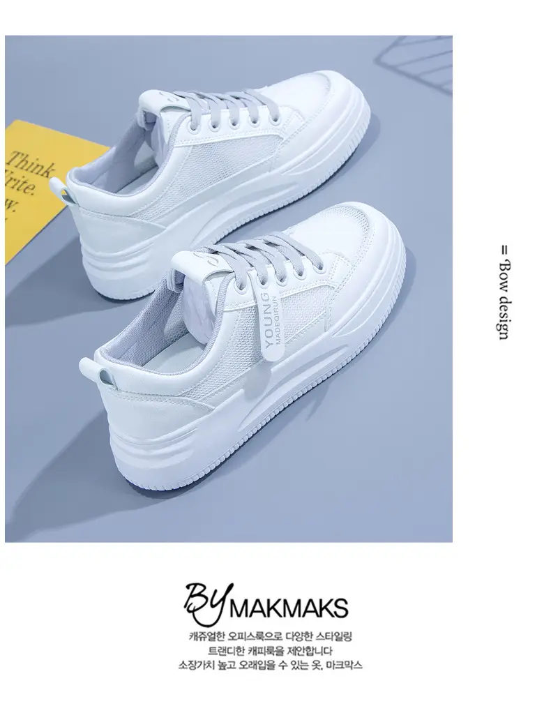 Women White Mesh Casual Sneakers 2025 Summer — feature 13
