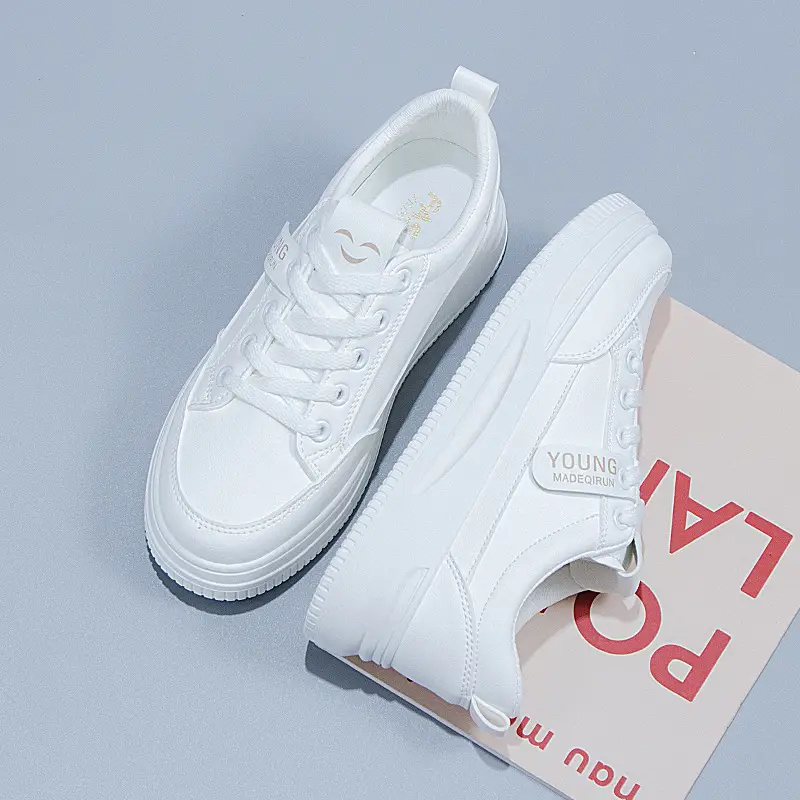 Women White Mesh Casual Sneakers 2025 Summer - Image 3