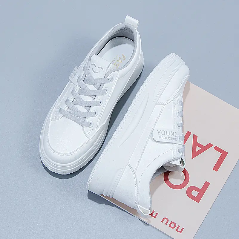 Women White Mesh Casual Sneakers 2025 Summer - Image 4