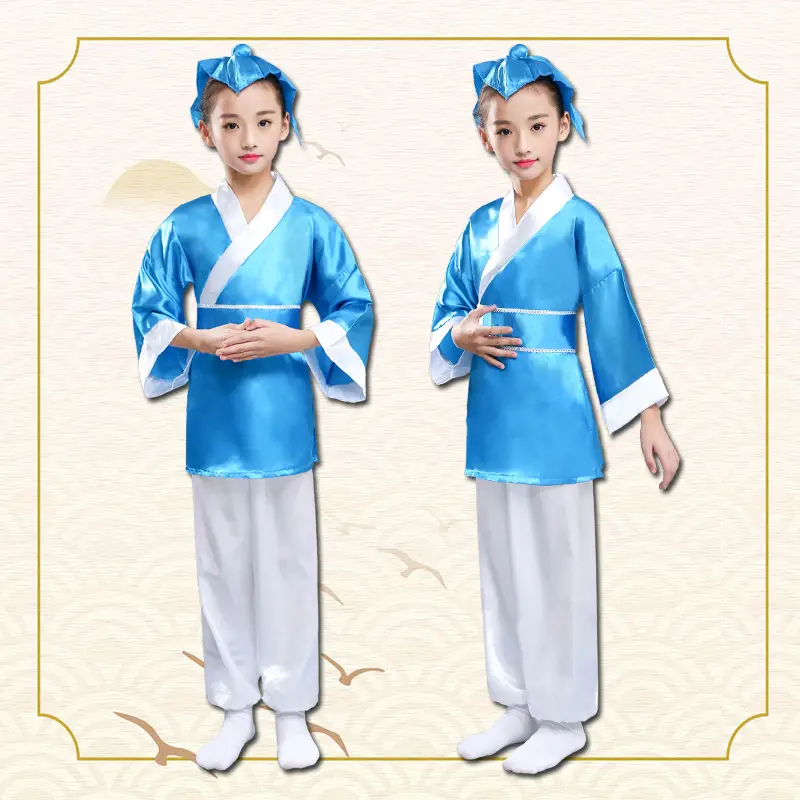 Pink Hanfu Children's Costumes for Kindergarten & Parties - Image 6