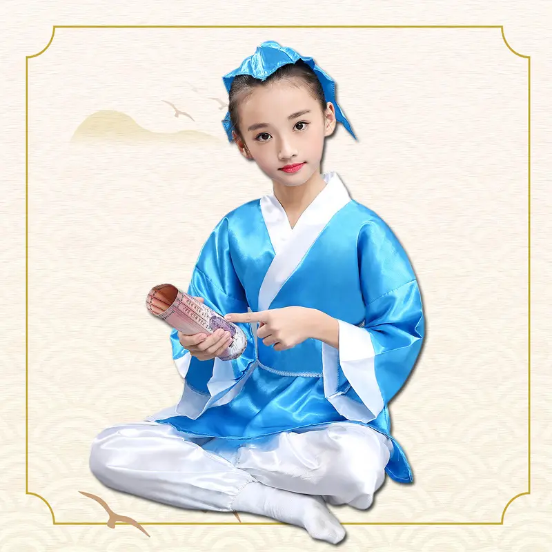 Pink Hanfu Children's Costumes for Kindergarten & Parties - Image 7