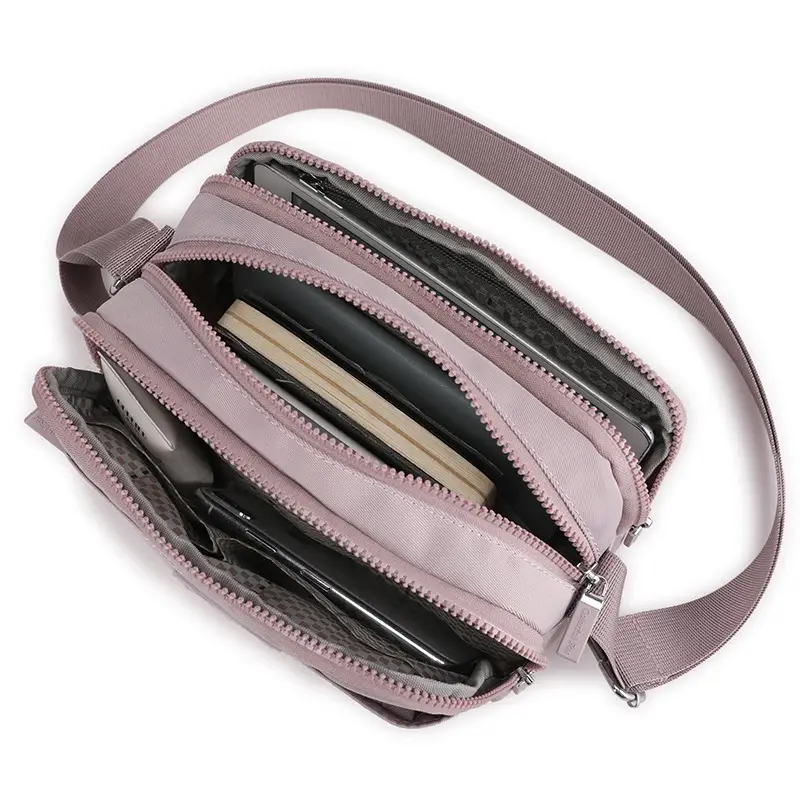 Black Crossbody Bag with Long Strap for Women - Image 12