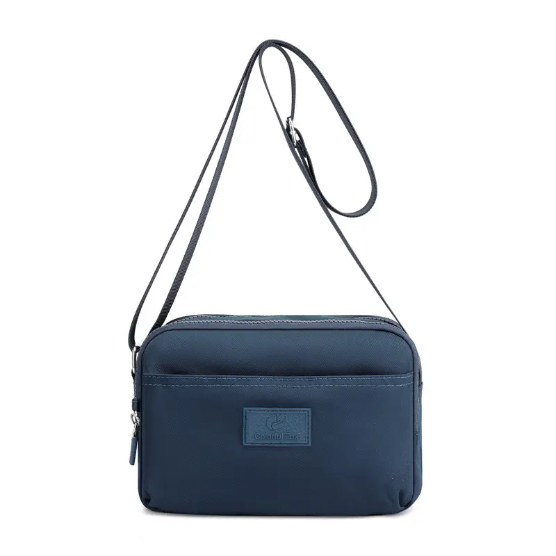 Black Crossbody Bag with Long Strap for Women - Image 2
