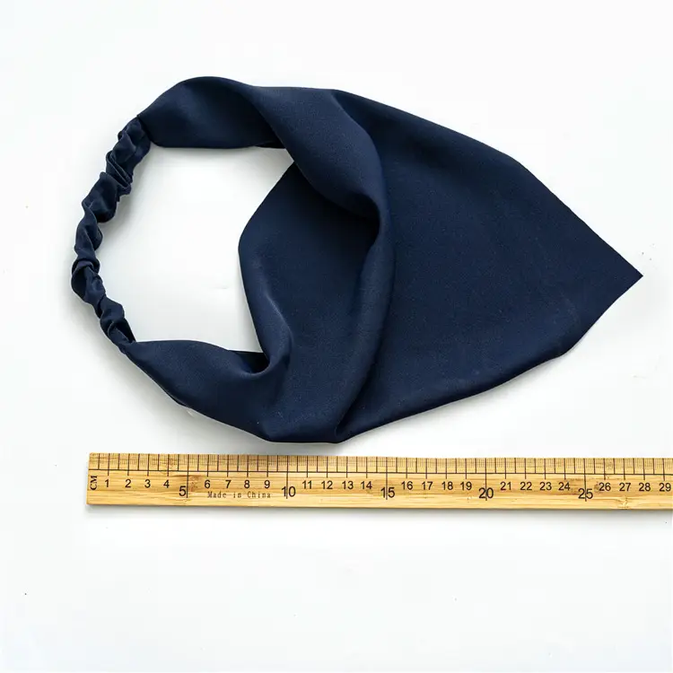 Yellow Chiffon Triangle Hair Band for Women
