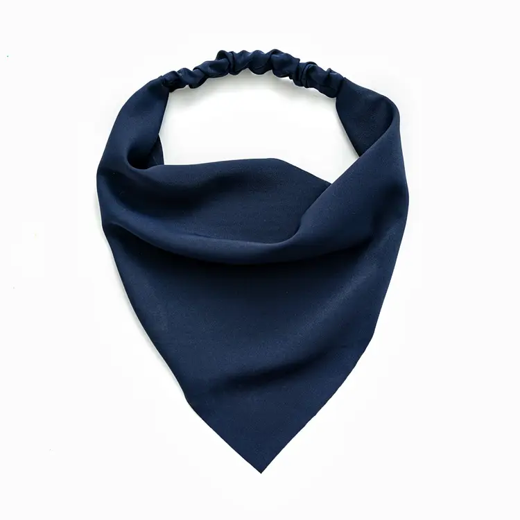 Yellow Chiffon Triangle Hair Band for Women
