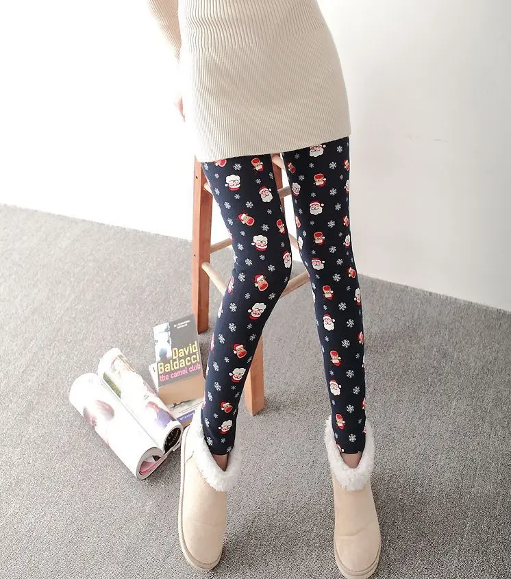 Star Printed Silk Leggings Women Spring Autumn Stretch
