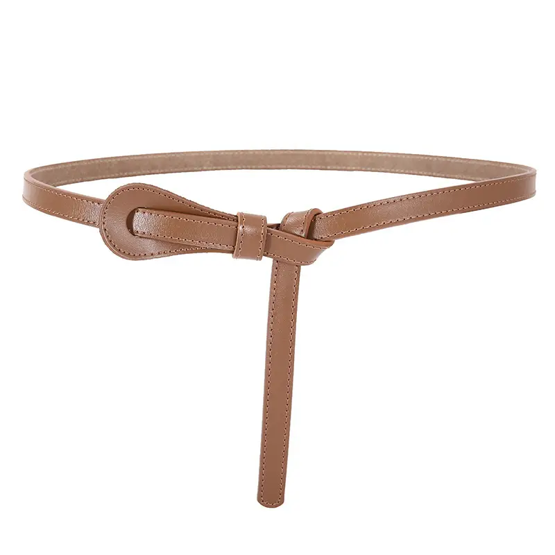 Two-Layer Cowhide Belt for Women's Dress Shirt - Image 10