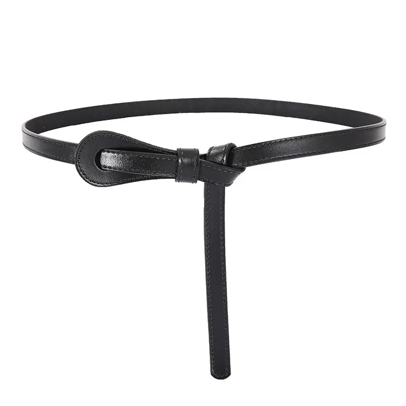 Two-Layer Cowhide Belt for Women's Dress Shirt - Image 2