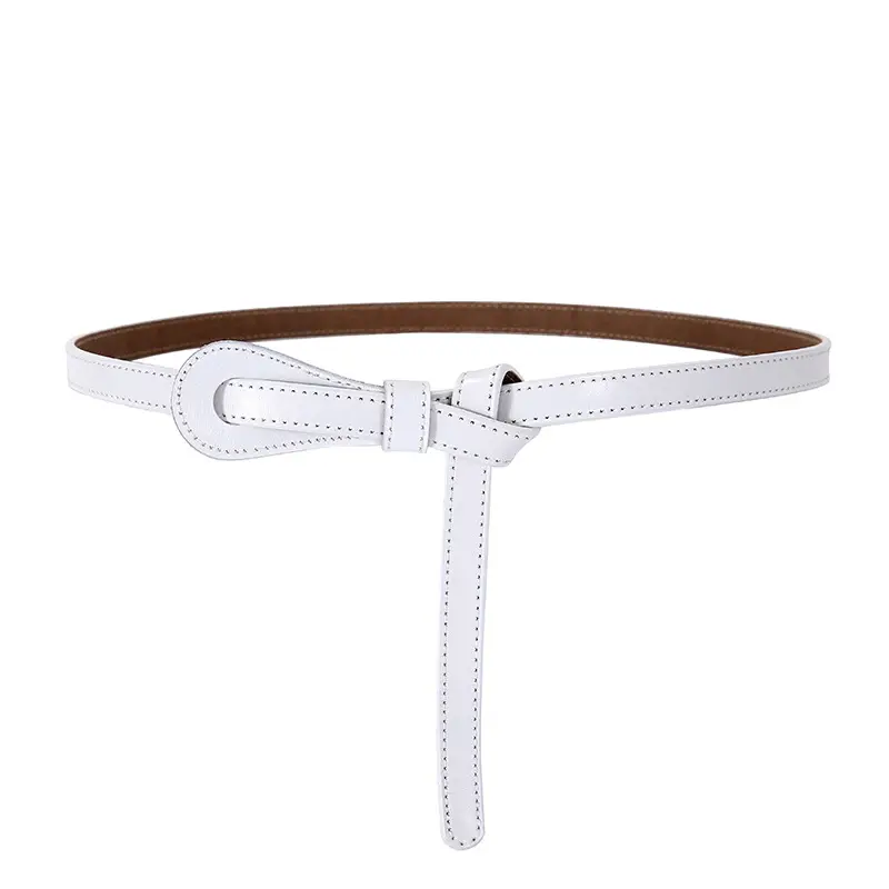 Two-Layer Cowhide Belt for Women's Dress Shirt - Image 3