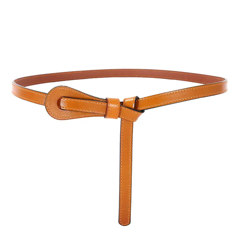 Two-Layer Cowhide Belt for Women's Dress Shirt - Image 5