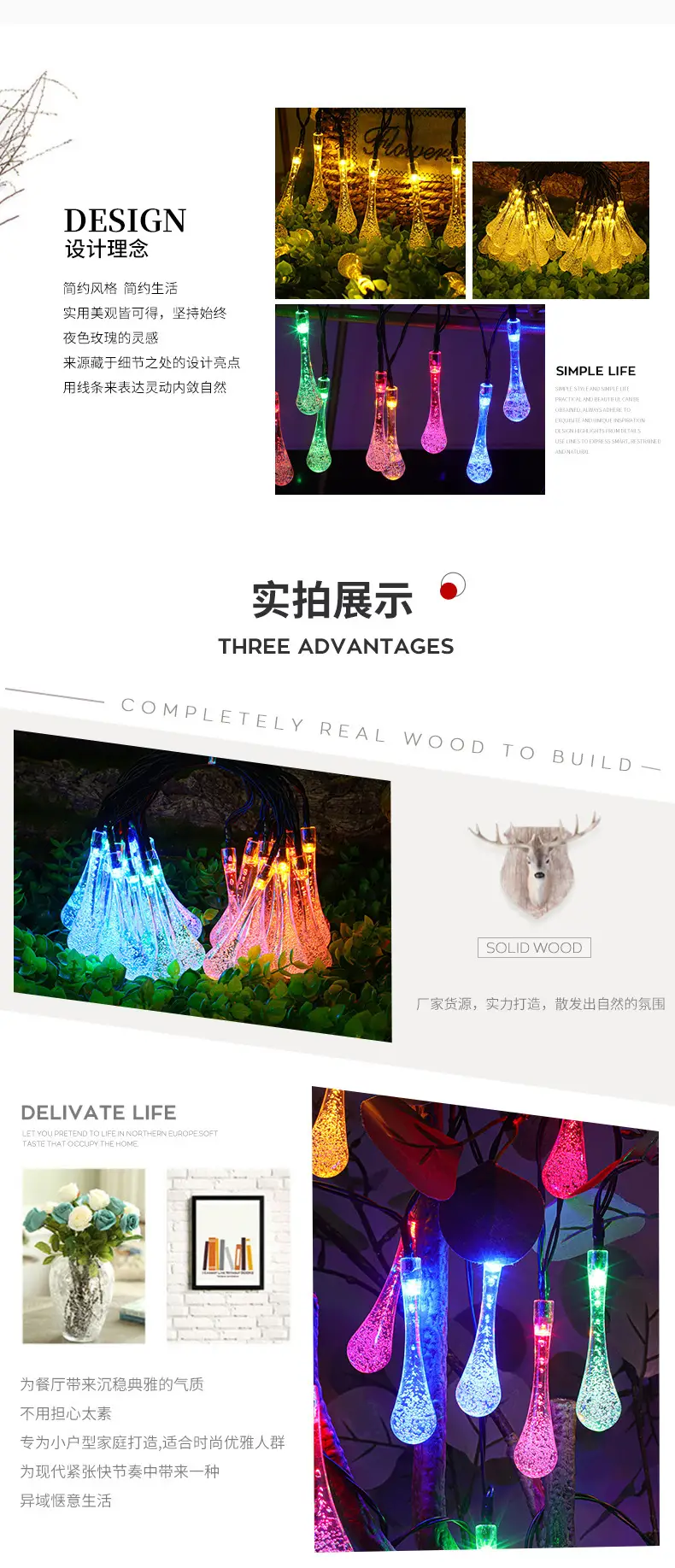 Solar Bubble Light String for Outdoor Camping & Decor — feature 9