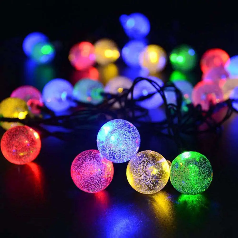 Solar Bubble Light String for Outdoor Camping & Decor - Image 2