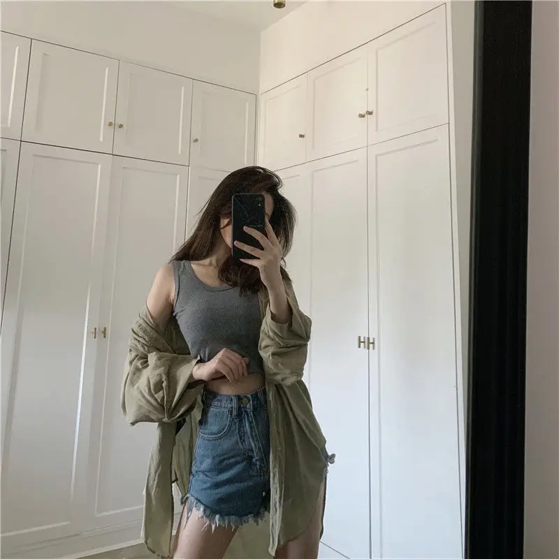 Women's Cotton Sleeveless Top & Shorts Set — feature 12