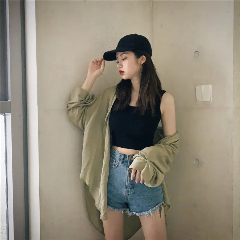 Women's Cotton Sleeveless Top & Shorts Set — feature 3