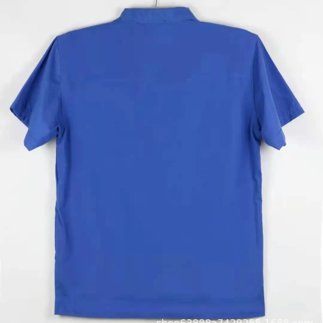 Blue Short Sleeve Labor Protective Overalls - Image 5