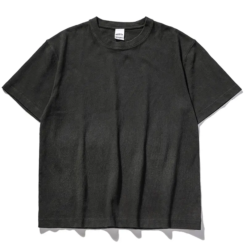 Men Cotton T-Shirt White 300g Xinjiang