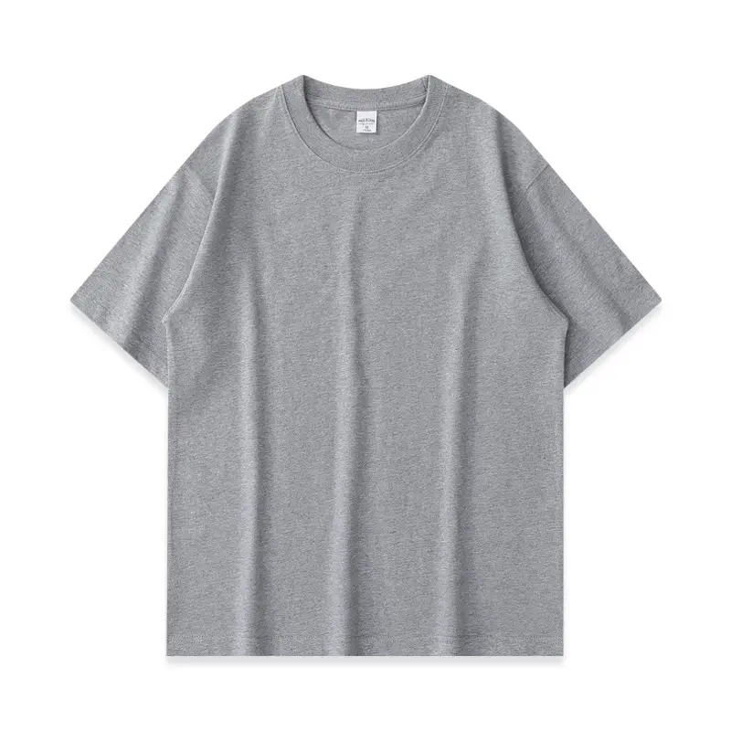 Men Cotton T-Shirt White 300g Xinjiang