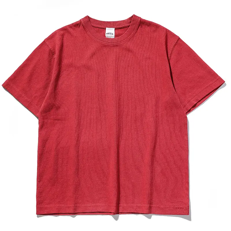 Men Cotton T-Shirt White 300g Xinjiang