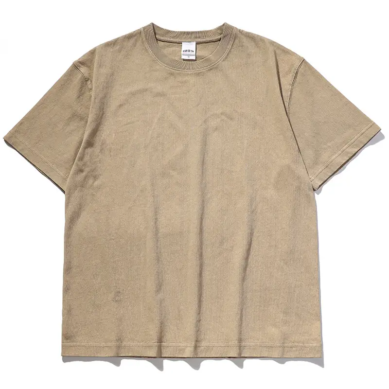 Men Cotton T-Shirt White 300g Xinjiang