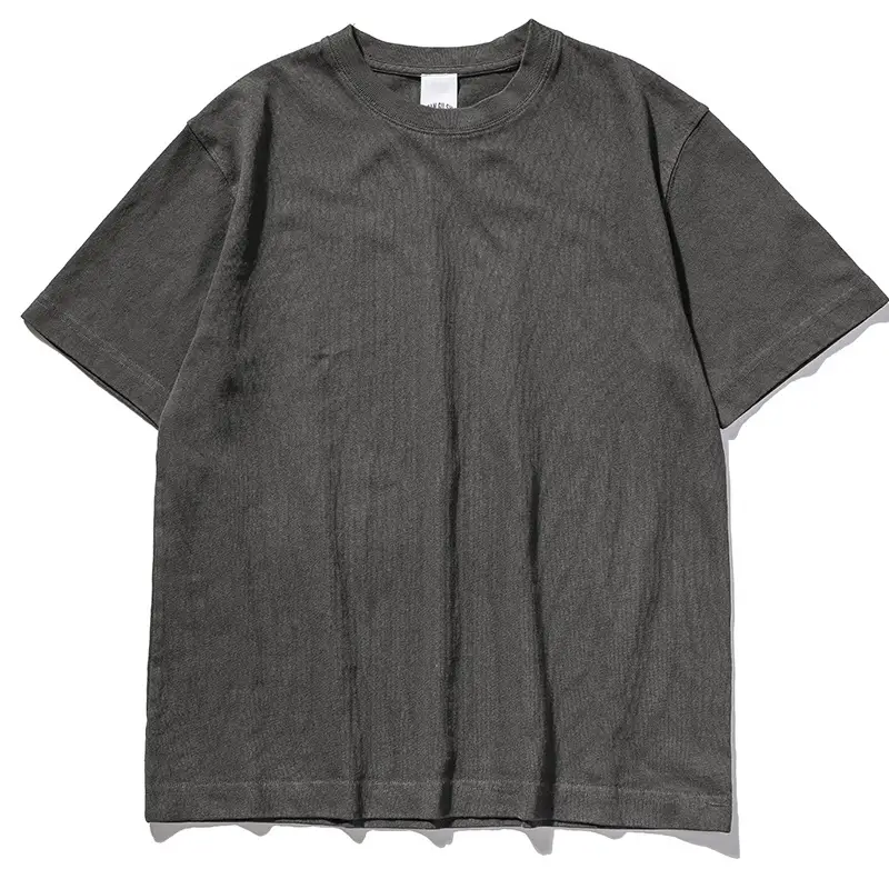 Men Cotton T-Shirt White 300g Xinjiang