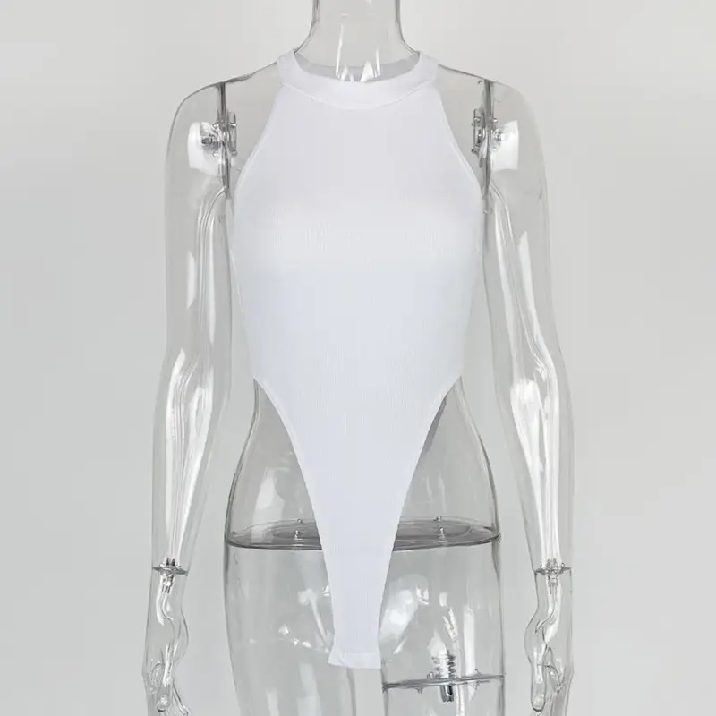 2025 Women's Slim Fit Hanging Neck Vest Top - Image 3